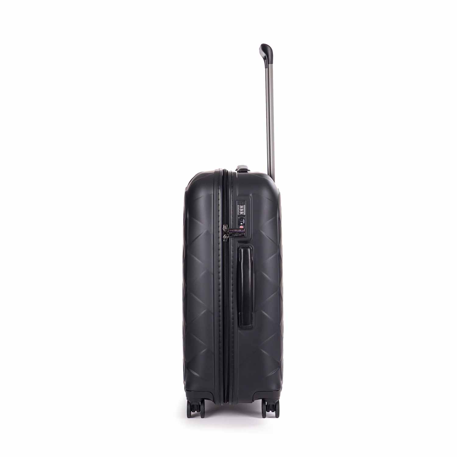Stratic Leather & More Trolley M, 4 Rollen Matt Black
