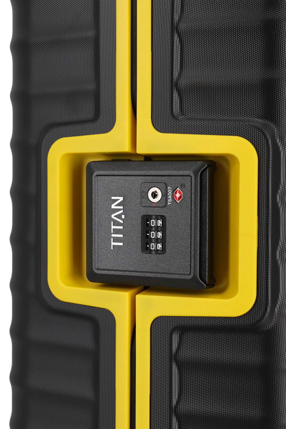 TITAN Litron Frame BVB-Edition 4-Rollen-Kabinentrolley 55 cm + Gratis Hotelgutschein Schwarz/gelb