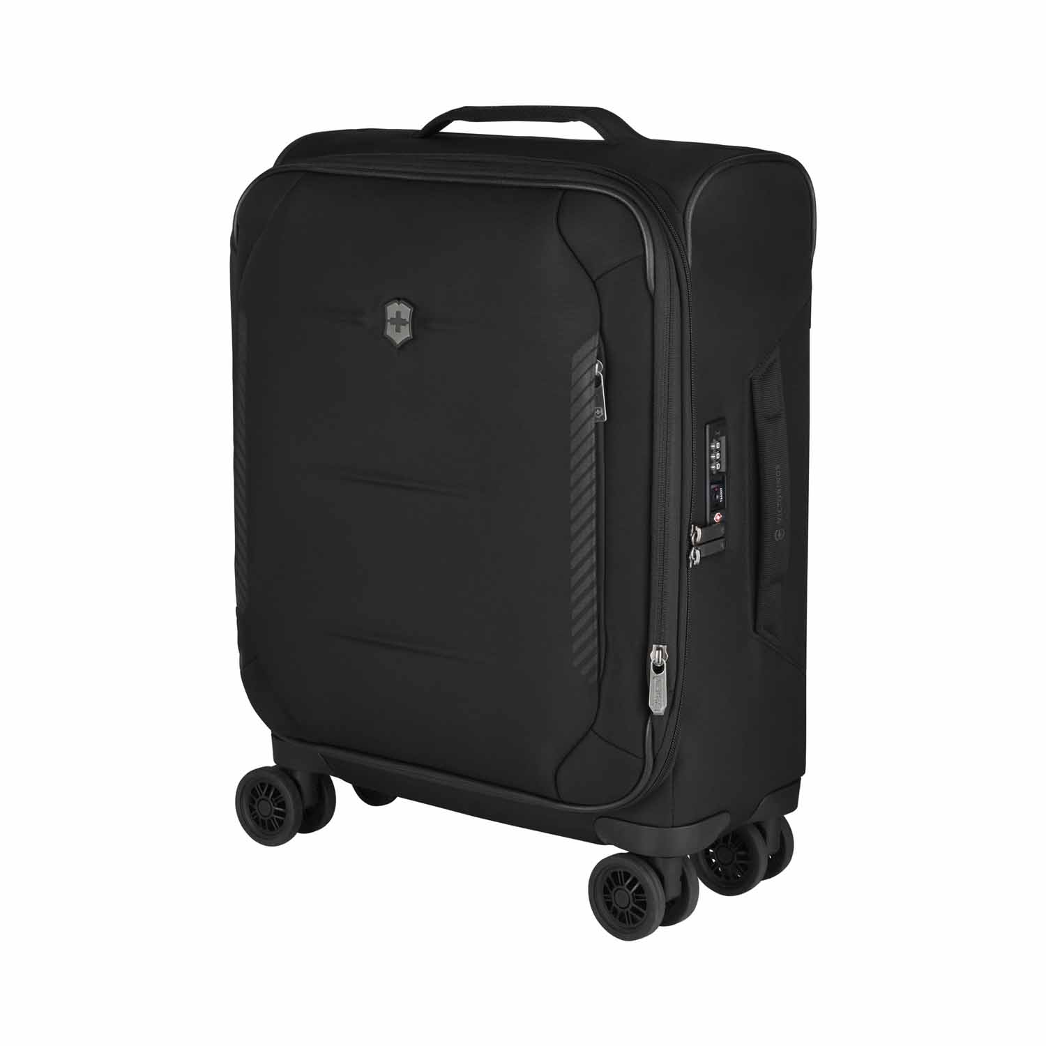 Victorinox Crosslight Global Softside Carry-On 4-Rollen, erweiterbar Schwarz