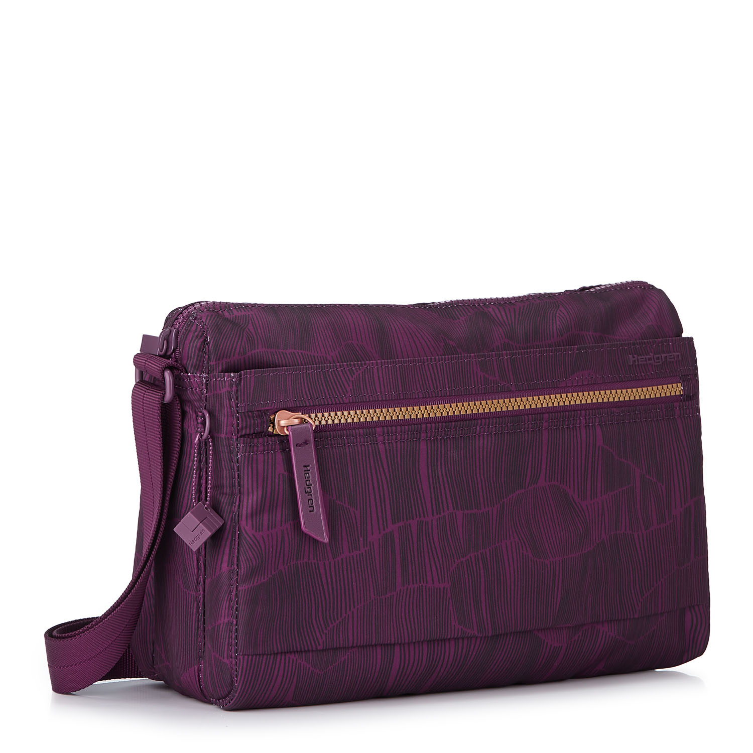 Hedgren Inner City EYE M Medium Umhängetasche RFID Aubergina Print