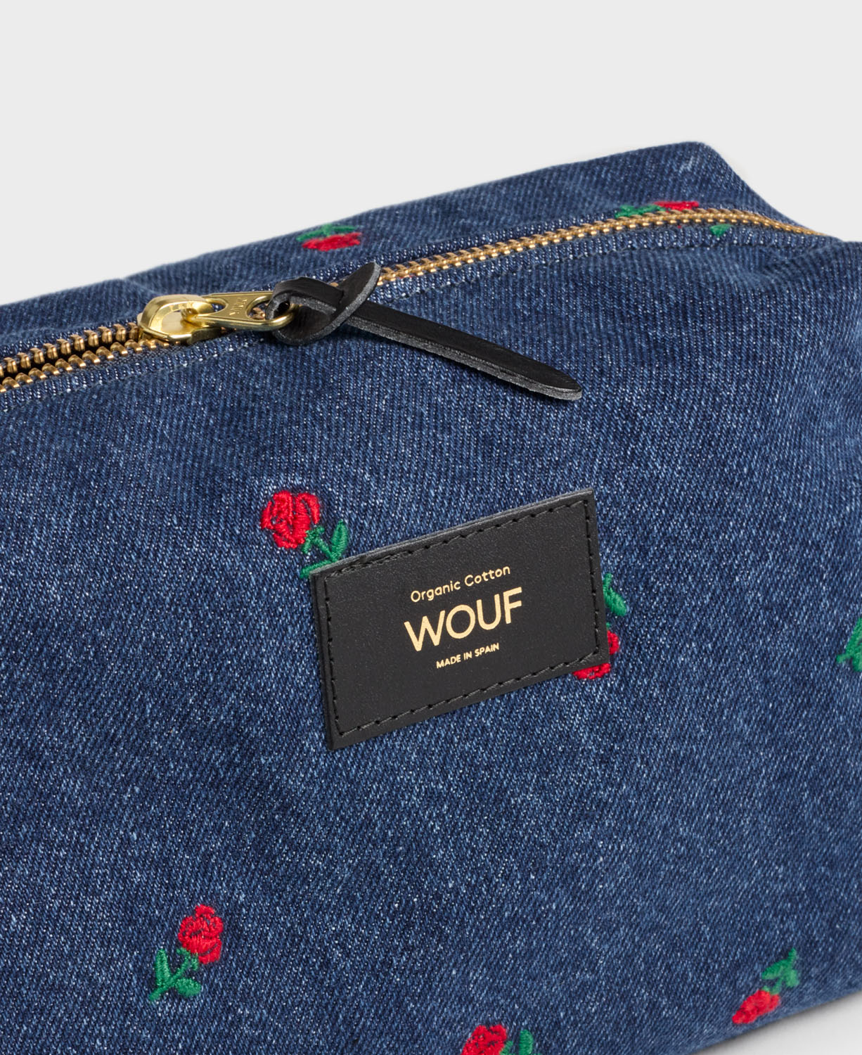 Wouf Denim Collection Large Toiletry Bag Amy Wouf Denim Collection Large Toiletry Bag Amy