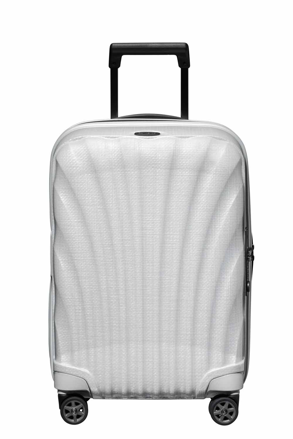Samsonite C-Lite Trolley mit 4 Rollen erweiterbar 55cm + GRATIS HOTELGUTSCHEIN Off White