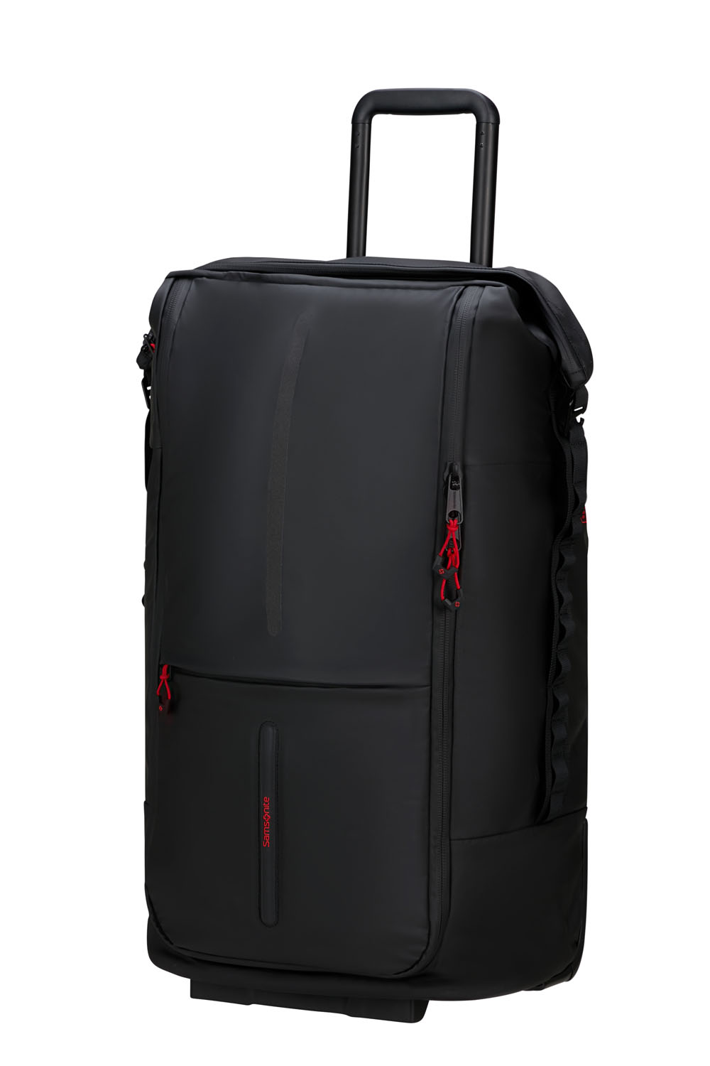 Samsonite Ecodiver Faltbarer Duffel mit Rollen 4-in-1 Schwarz