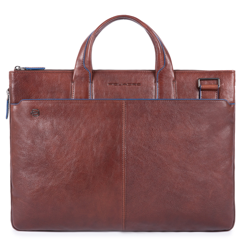 Piquadro Blue Square Special Schmale, ausdehnbare Laptoptasche dunkelbraun Piquadro Blue Square Special Schmale, ausdehnbare Laptoptasche dunkelbraun