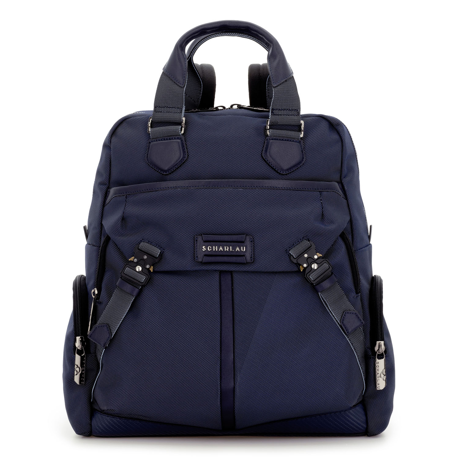 SCHARLAU First Class SPACE Shuttel Tote / Backpack mit 15,6 Zolll Navy Blue