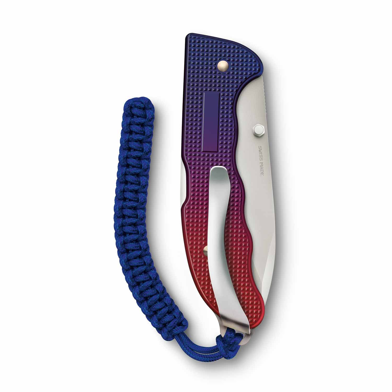 Victorinox Evoke Alox Grosses Taschemesser, Klappbares Messer blau/rot Victorinox Evoke Alox Grosses Taschemesser, Klappbares Messer blau/rot