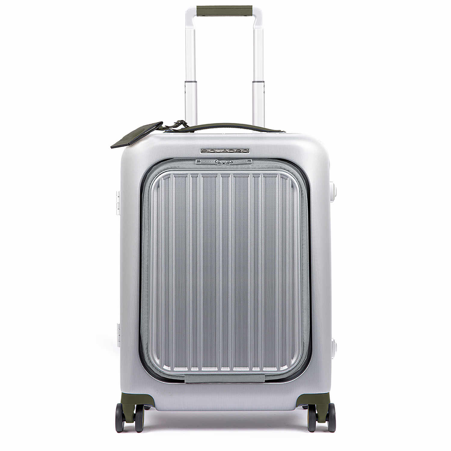 Piquadro Relyght Plus Kabinen-Hartschalencomputertrolley mit 4-Rollen