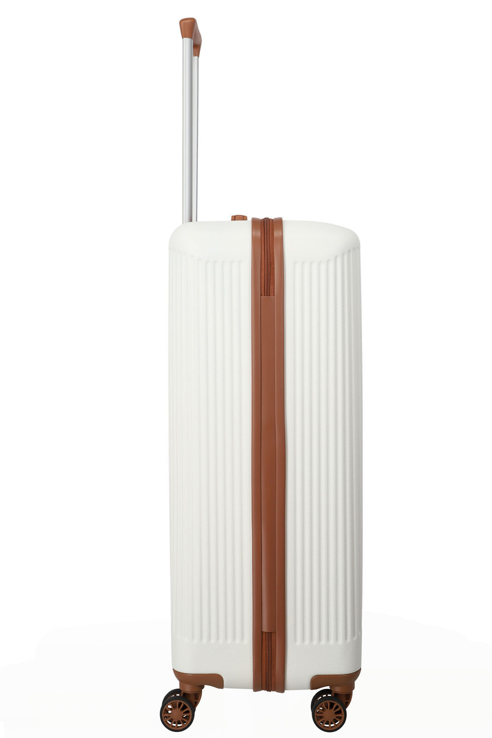 Travelite BALI Trolley L 4-Rollen Weiss/cognac