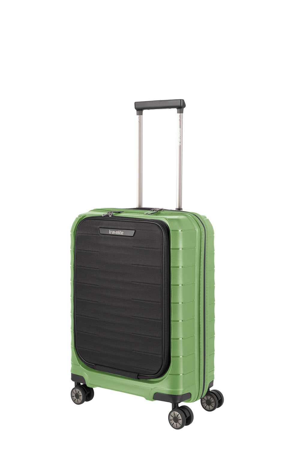 Travelite Mooby Trolley S mit Vortasche, 4-Rollen Grün Travelite Mooby Trolley S mit Vortasche, 4-Rollen Grün