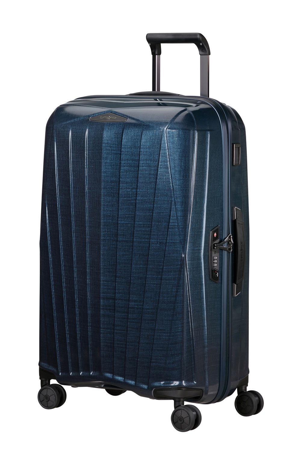 Samsonite Major-Lite Trolley mit 4 Rollen 69cm + GRATIS HOTELGUTSCHEIN Midnight Blue