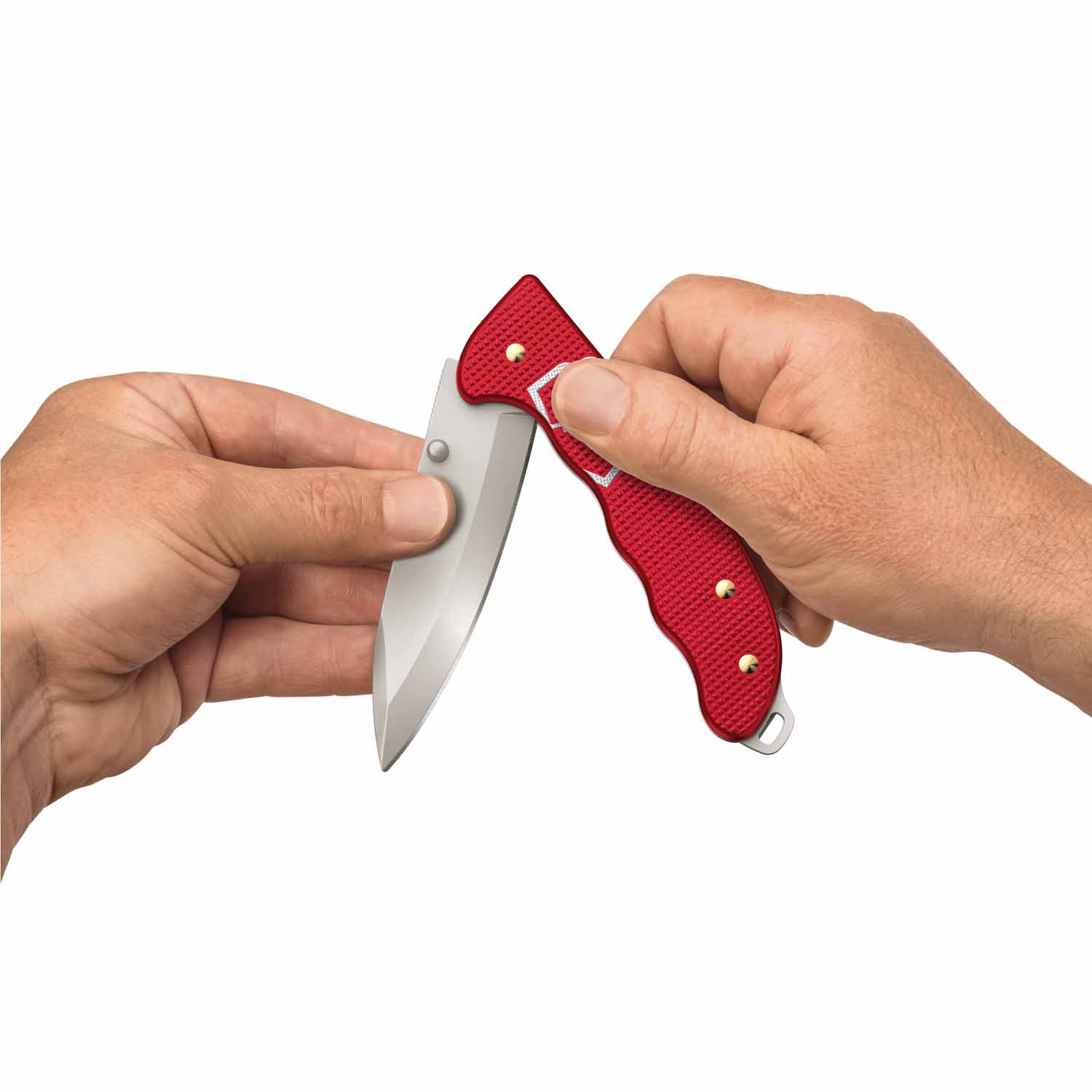 Victorinox Evoke Alox Grosses Taschemesser, Klappbares Messer blau/rot Victorinox Evoke Alox Grosses Taschemesser, Klappbares Messer blau/rot