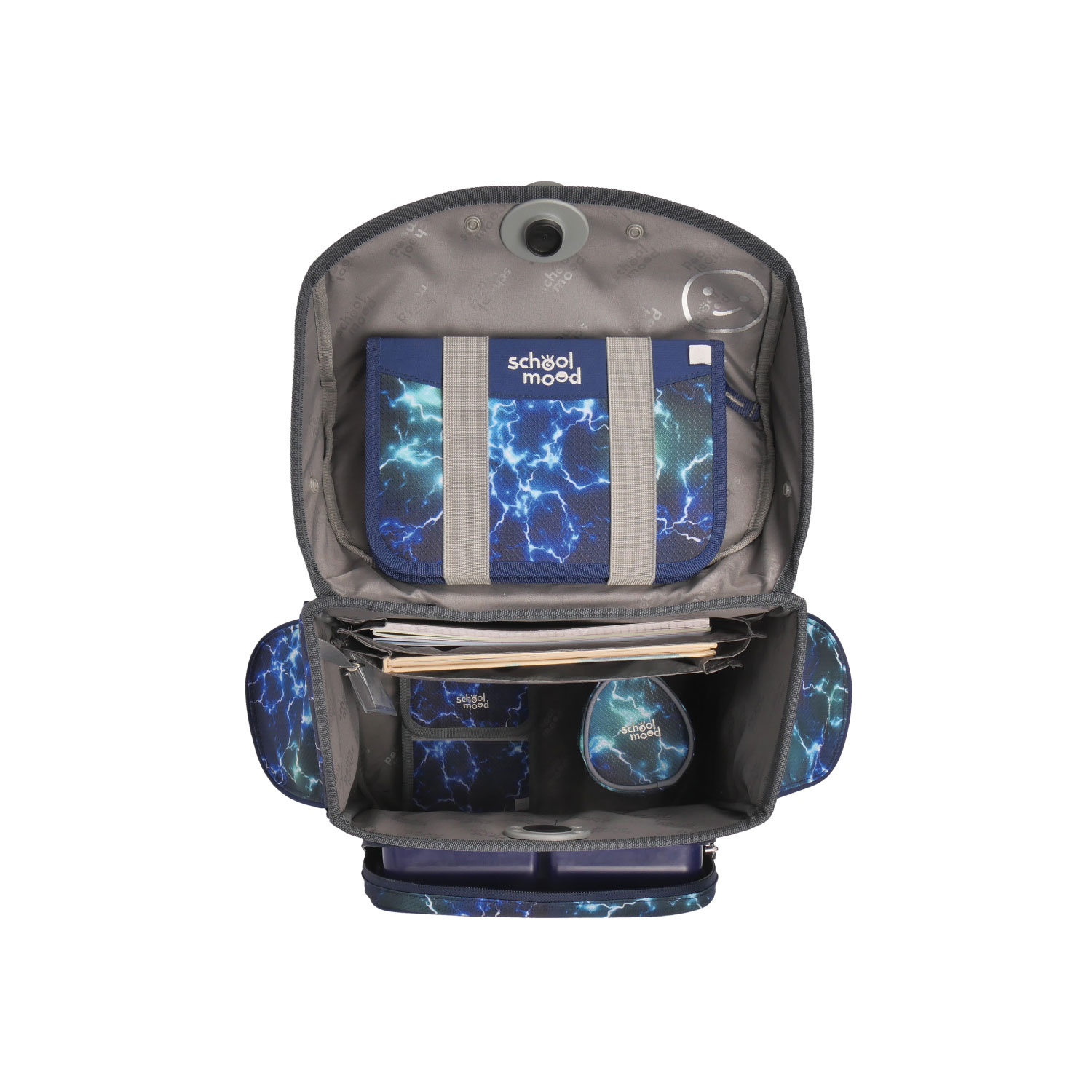 School-Mood Timeless Schulranzenset 7-teilige Felix (Wolf)