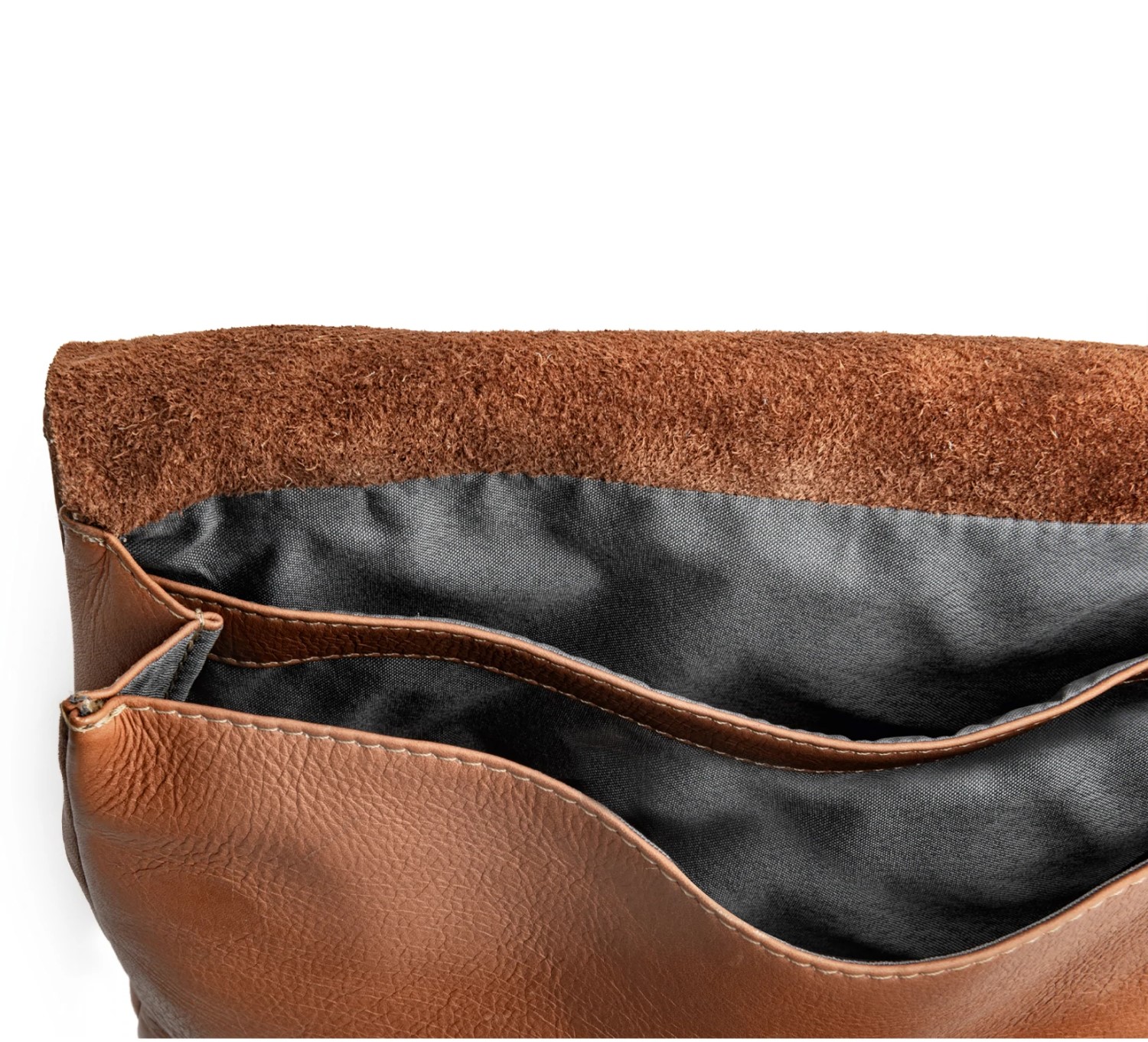 Harold's Campo Plaid Messengerbag cognac