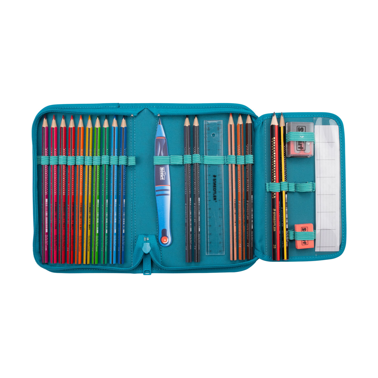 Scout Neo Schulranzen-Set 4-teilig DIN Little Flowers