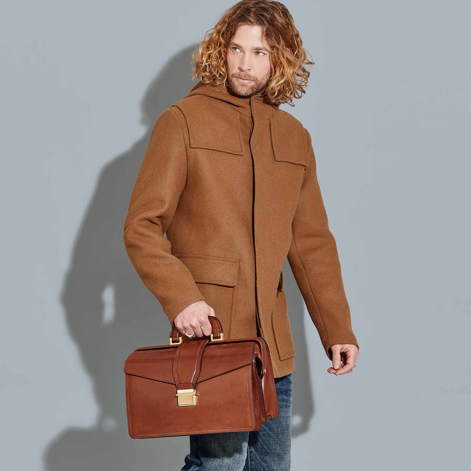 The Bridge Dante Arzttasche 06342201 Braun/Gold