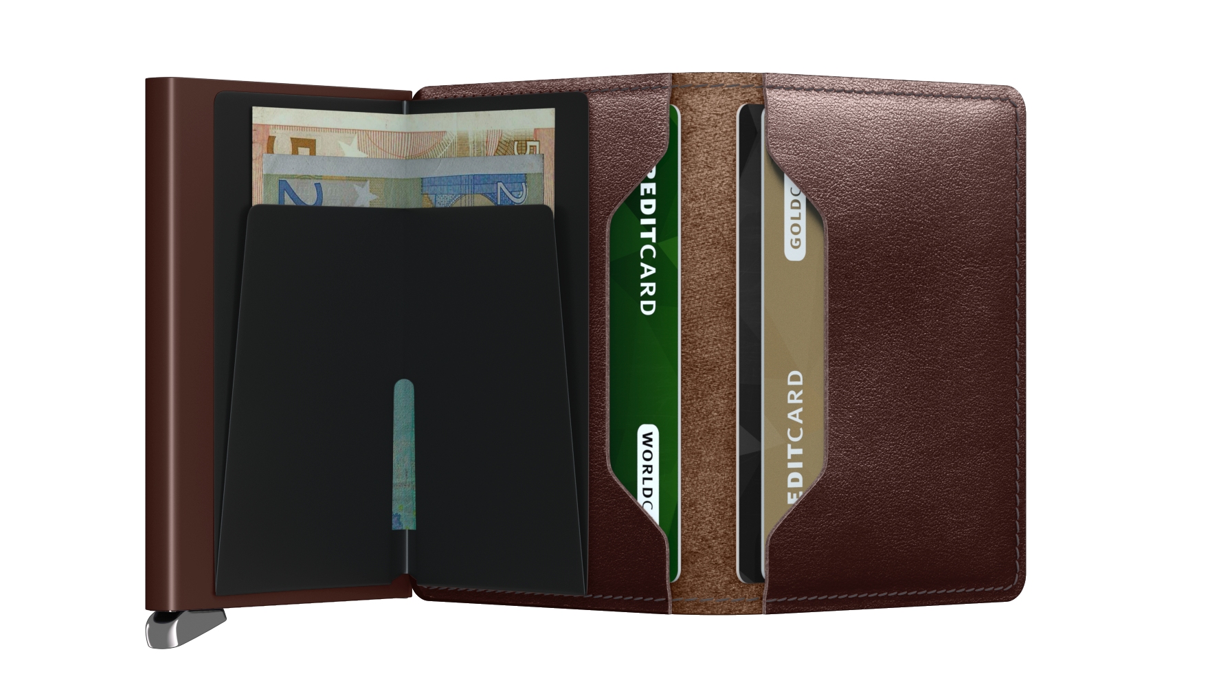 Secrid Slimwallet Premium Dusk SDu-Dark Brown