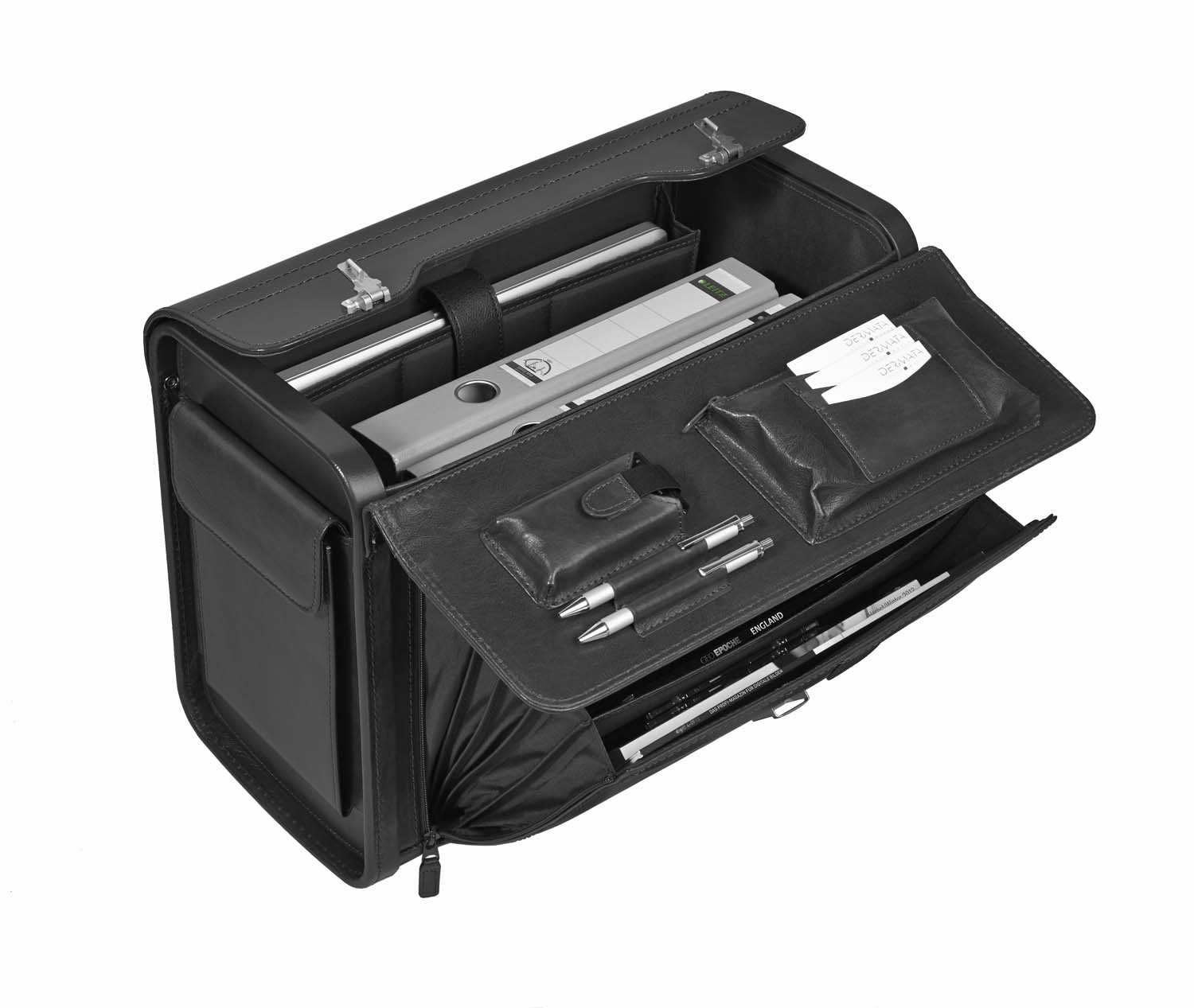 Dermata Airliner Pilotenkoffer 15" -1338A schwarz