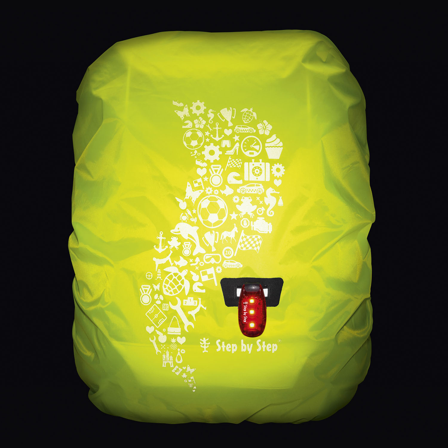 Step by Step Schulzubehör LED-Sicherheits-Klemmleuchte Rot Step by Step Schulzubehör LED-Sicherheits-Klemmleuchte Rot