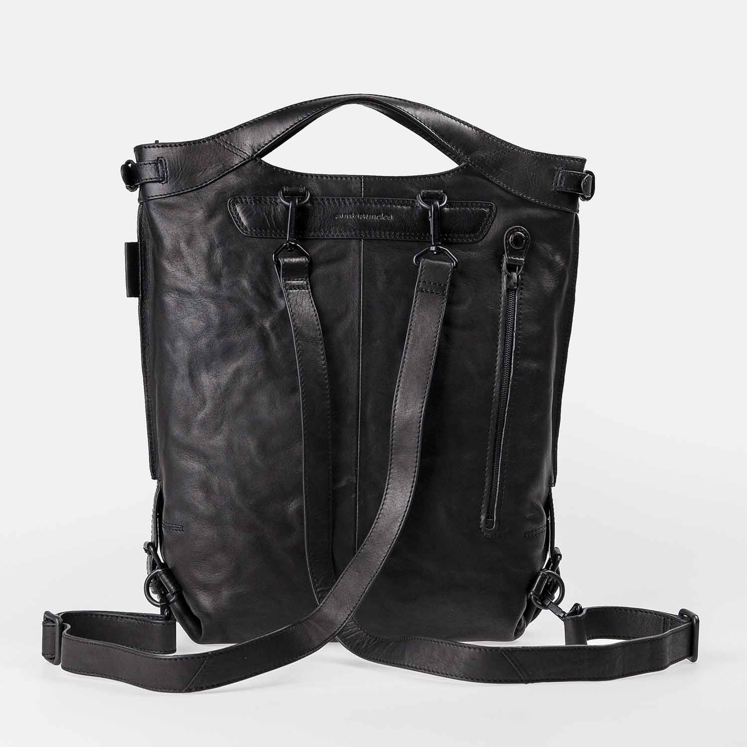 aunts & uncles Grandma's Luxury Club Mrs. Cronut Multifunktional: Rucksack/Schultertasche black smoke aunts & uncles Grandma's Luxury Club Mrs. Cronut Multifunktional: Rucksack/Schultertasche black smoke