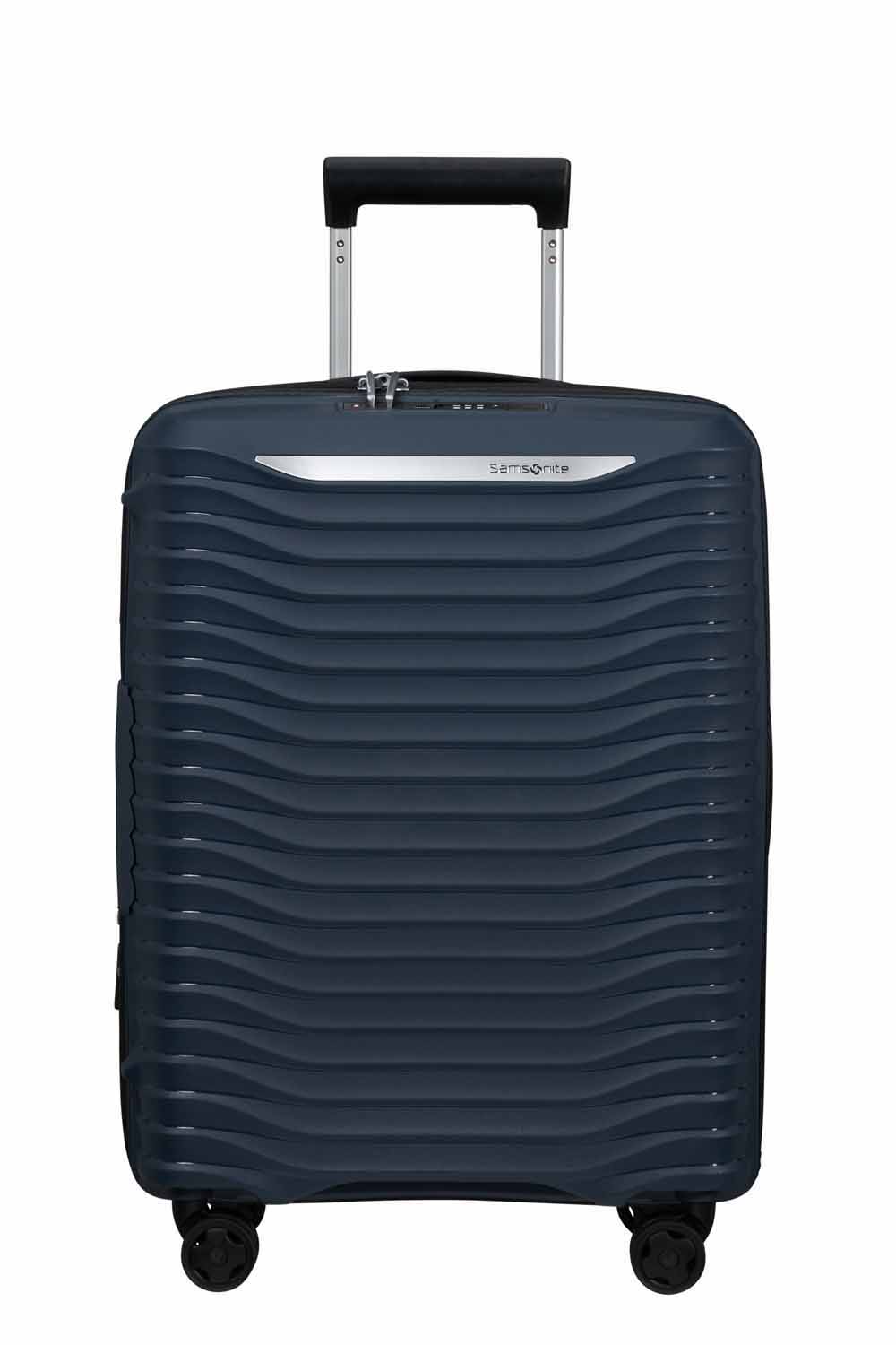 Samsonite Upscape Trolley mit 4 Rollen erweiterbar 55cm + GRATIS HOTELGUTSCHEIN Blue Nights