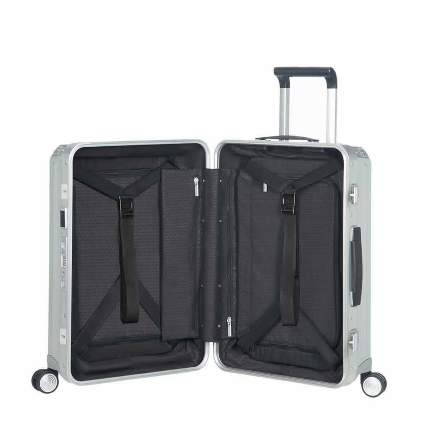 Samsonite Lite-Box Alu Cabin Trolley mit 4 Rollen 55cm + GRATIS HOTELGUTSCHEIN Aluminium Samsonite Lite-Box Alu Cabin Trolley mit 4 Rollen 55cm + GRATIS HOTELGUTSCHEIN Aluminium