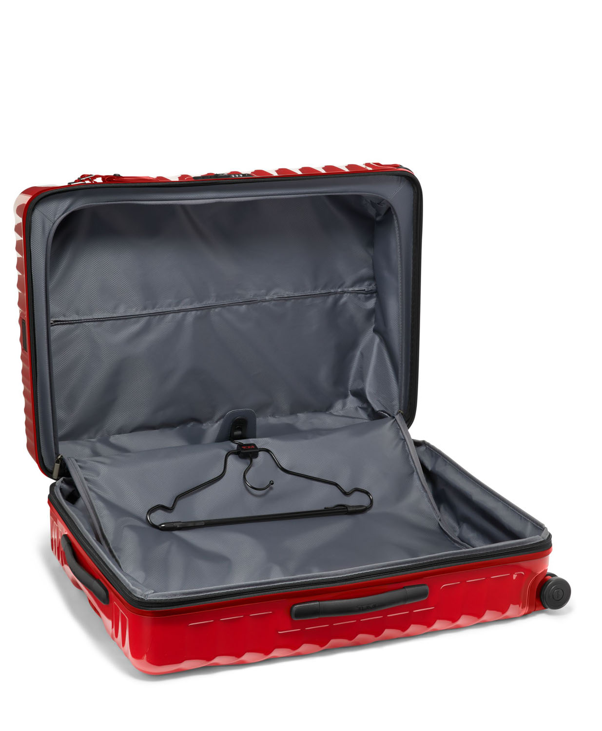 Tumi 19 Degree Erweiterbarer Aufgabekoffer für längere Reisen 77,5cm; glänzend Red