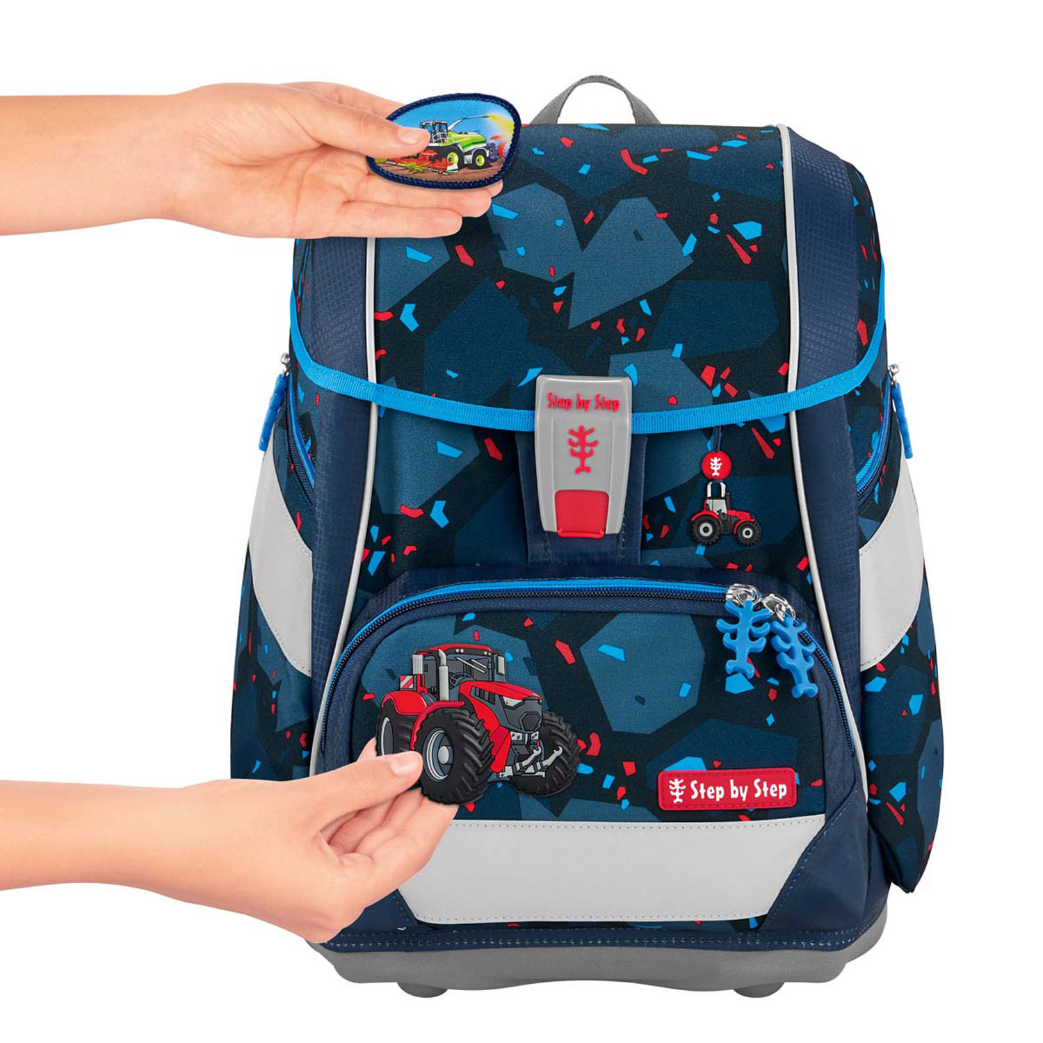 Step by Step 2IN1 PLUS Schulranzen-Set, 6-teilig Tractor Freddy Step by Step 2IN1 PLUS Schulranzen-Set, 6-teilig Tractor Freddy