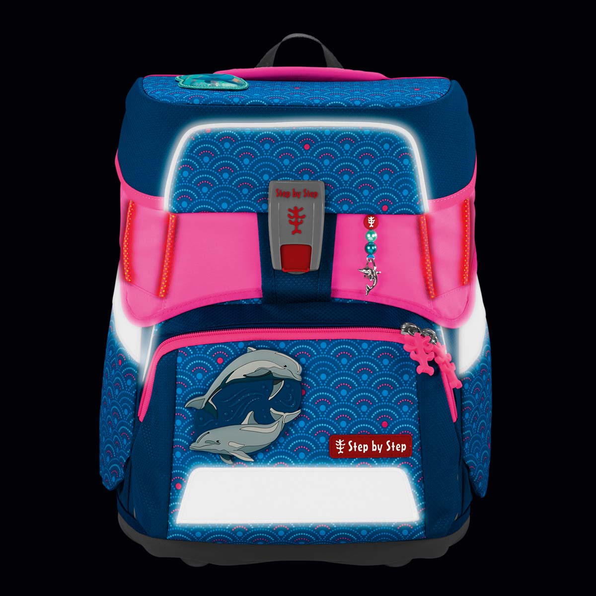 Step by Step Schulzubehör LED Neon Pull-Over pink