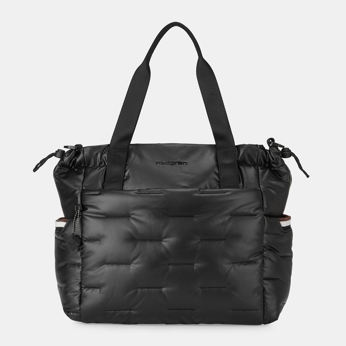 Hedgren Cocoon PUFFER Totebag Black-Würfel-Anhänger Hedgren Cocoon PUFFER Totebag Black-Würfel-Anhänger