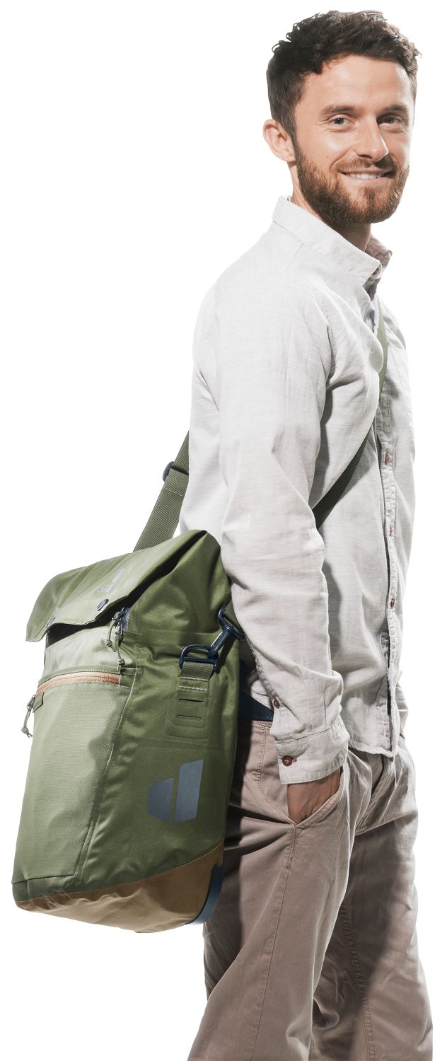 Deuter Mainhattan 17+10 Fahrradtasche khaki-clay