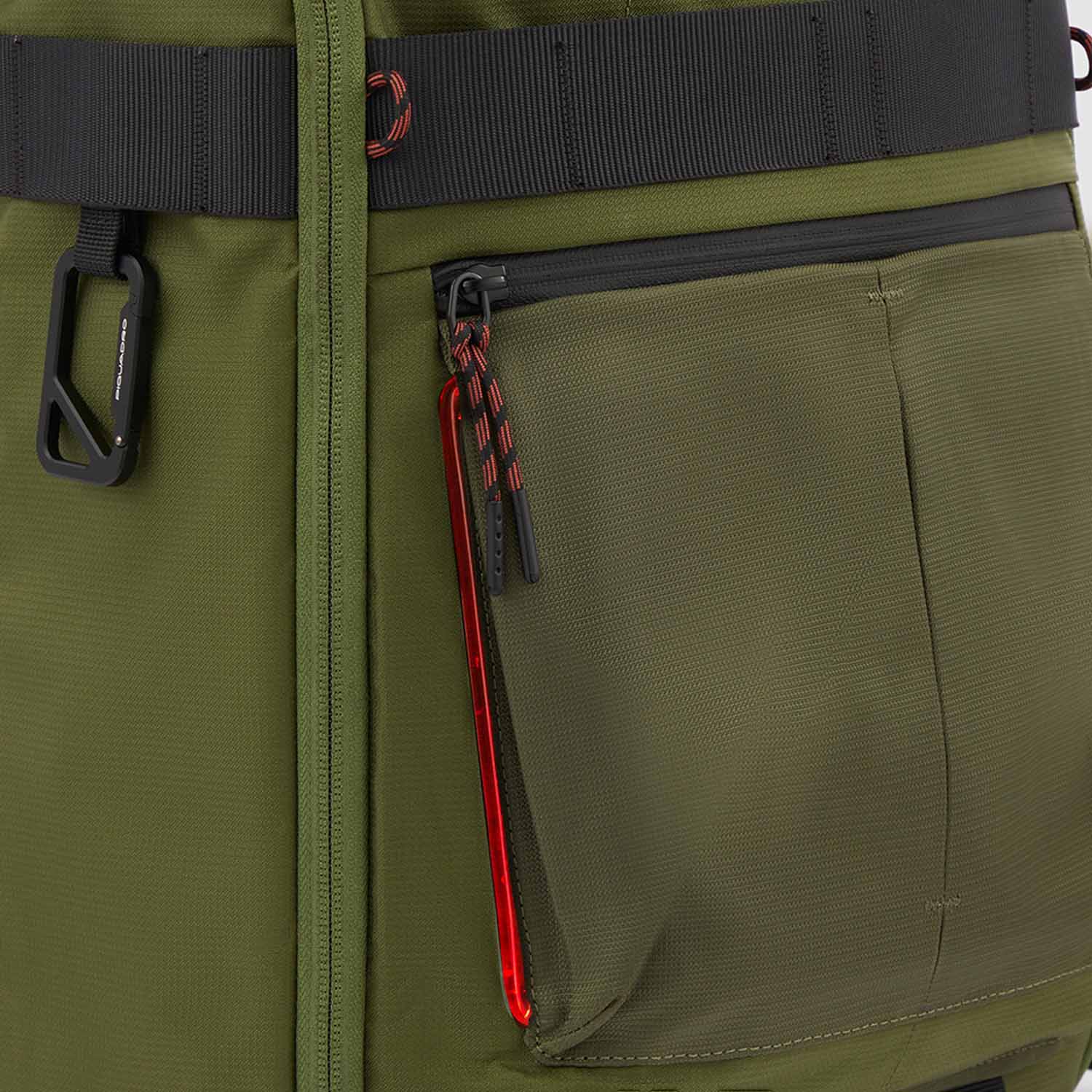 Piquadro Arne Bike Laptop-Rucksack 15,6" Notebookfach und mit LED-Licht Rost Piquadro Arne Bike Laptop-Rucksack 15,6" Notebookfach und mit LED-Licht Rost