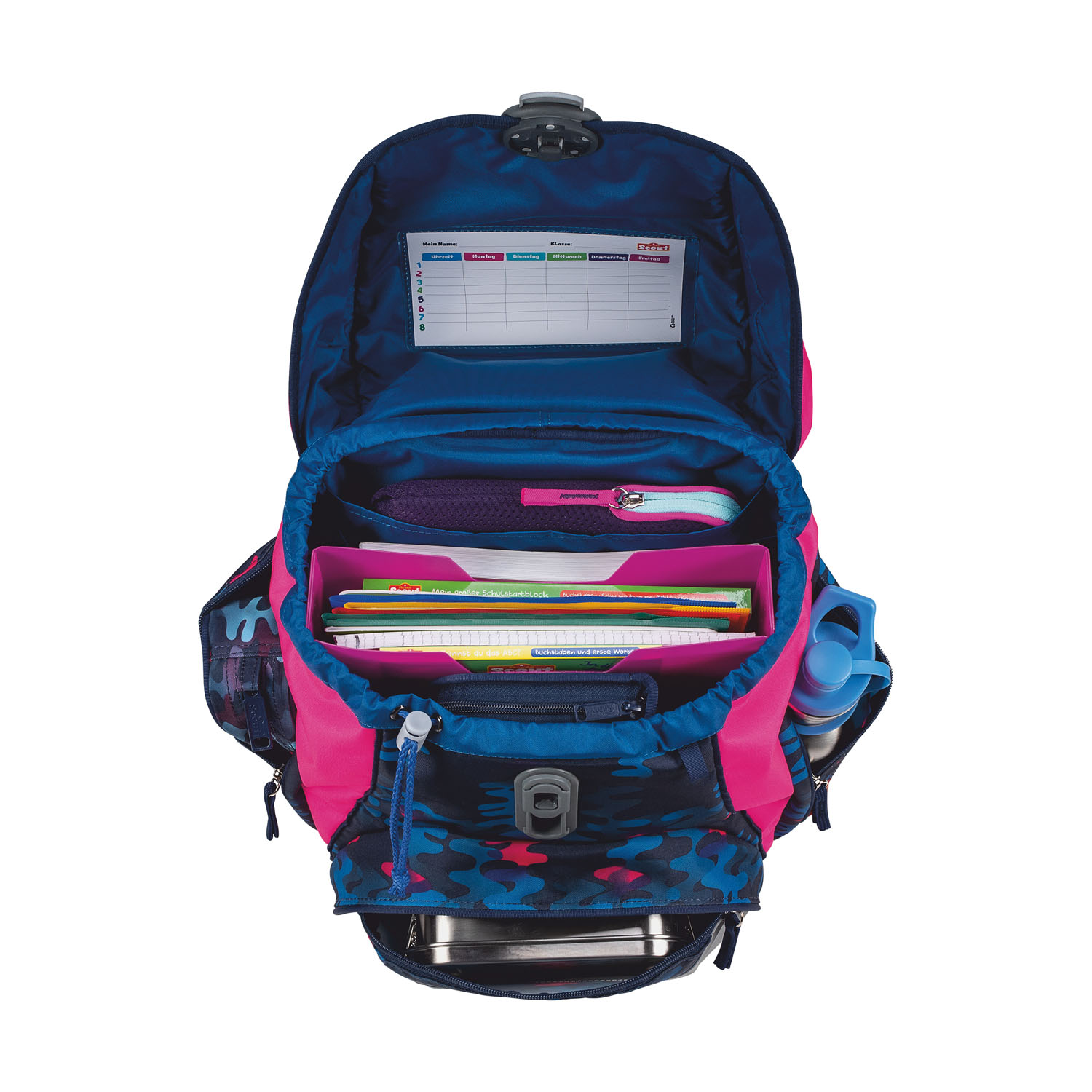 Scout Alpha Schulranzen-Set 4-teilig DIN Magic Sea Scout Alpha Schulranzen-Set 4-teilig DIN Magic Sea