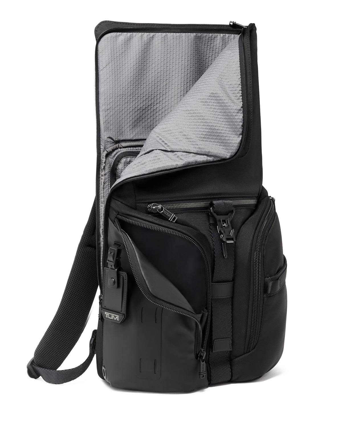 Tumi Alpha Bravo Logistics Rucksack mit Klappdeckel Black Tumi Alpha Bravo Logistics Rucksack mit Klappdeckel Black