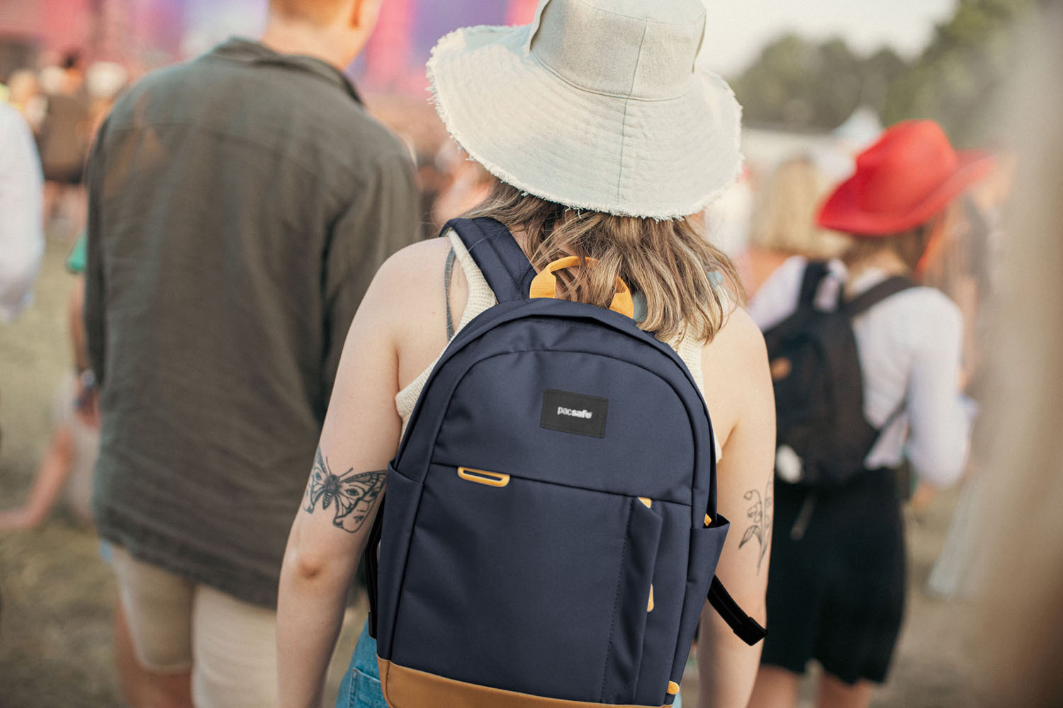 pacsafe GO 15L Anti-Theft Backpack Coastal Blue pacsafe GO 15L Anti-Theft Backpack Coastal Blue