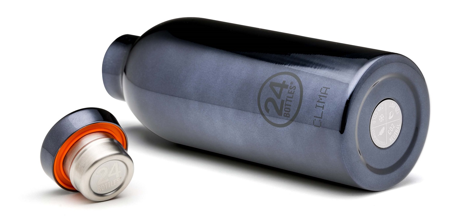 24Bottles® Clima Bottle Glam 330ml Black Radiance