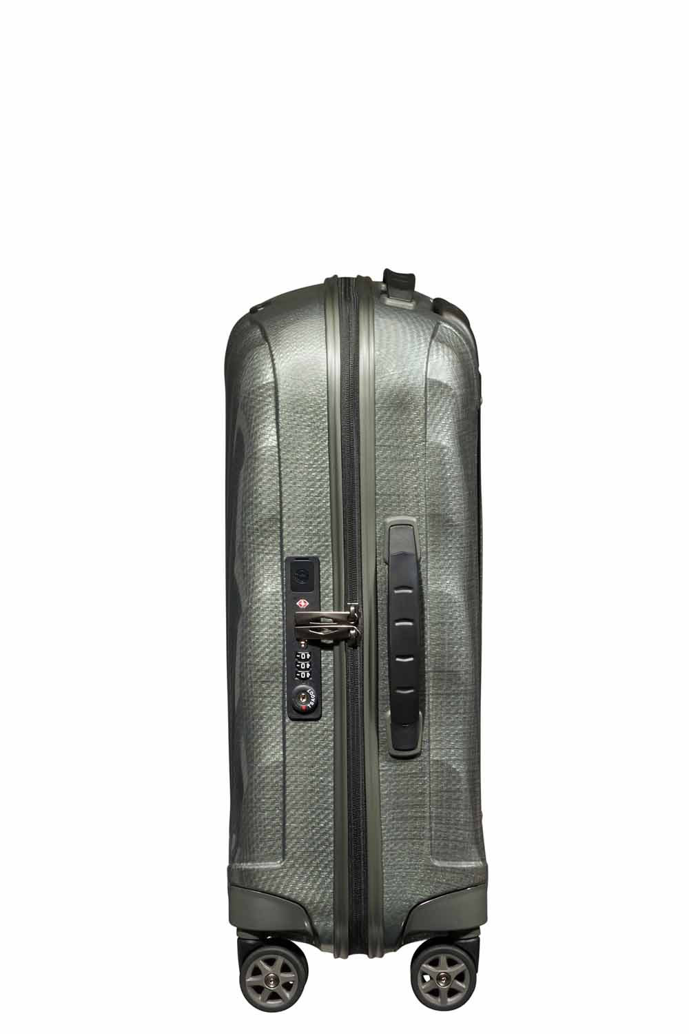 Samsonite C-Lite Trolley mit 4 Rollen erweiterbar 55cm + GRATIS HOTELGUTSCHEIN Metallic Green