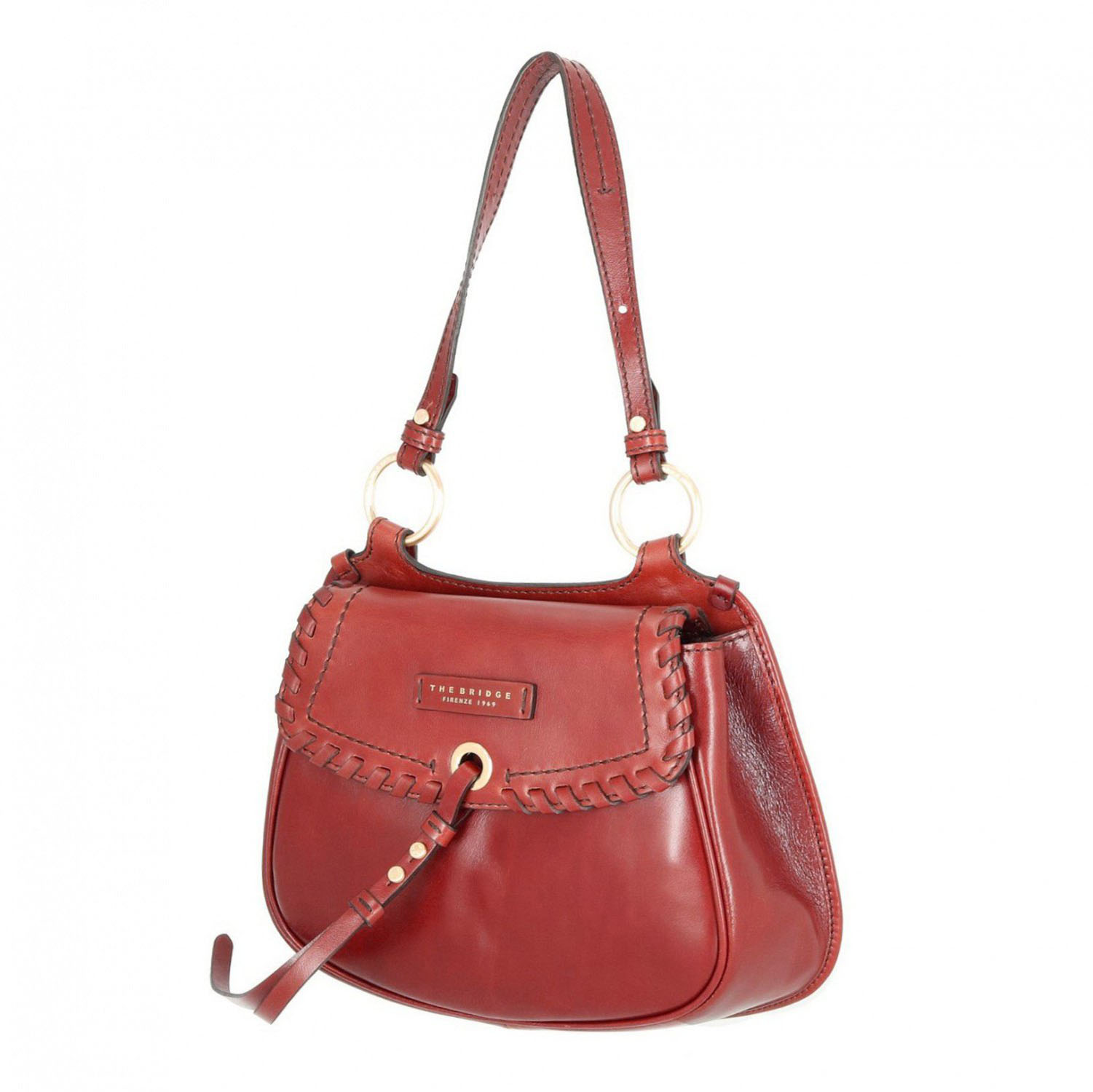 The Bridge Vallombrosa Damentasche Kirschrot/Gold