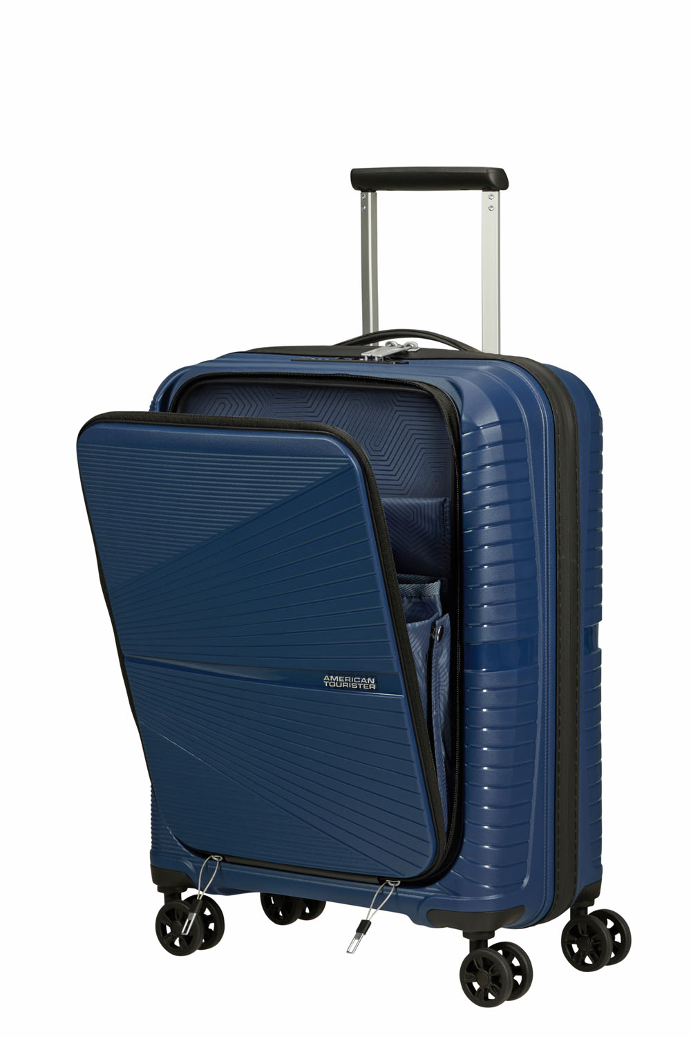 American Tourister Airconic Handgepäck Trolley 55cm mit Fronttasche + GRATIS HOTELGUTSCHEIN Midnight Navy American Tourister Airconic Handgepäck Trolley 55cm mit Fronttasche + GRATIS HOTELGUTSCHEIN Midnight Navy
