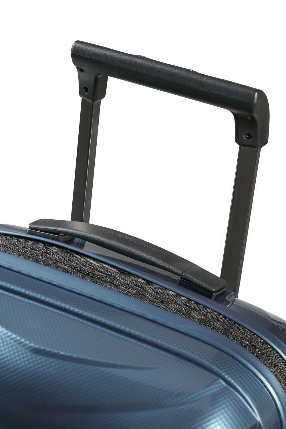 Samsonite Attrix Trolley mit 4 Rollen erweiterbar 55cm (23/26cm) Steel Blue