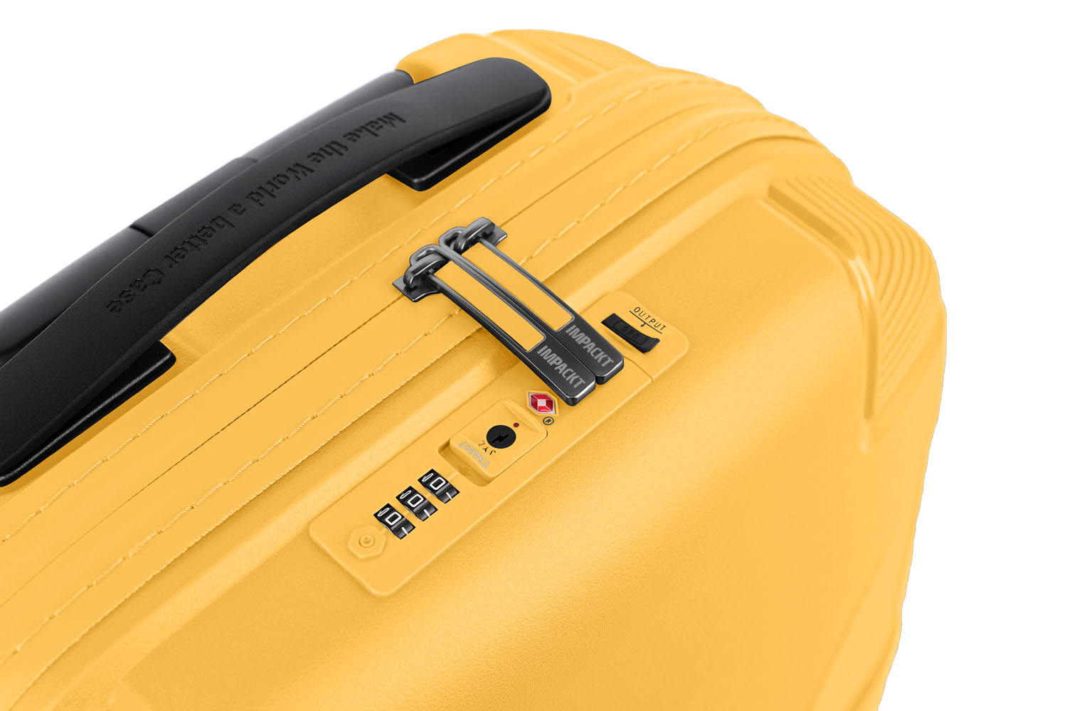 IMPACKT IP1 Koffer S, 4-Rollen mit USB-Port Sunset yellow IMPACKT IP1 Koffer S, 4-Rollen mit USB-Port Sunset yellow