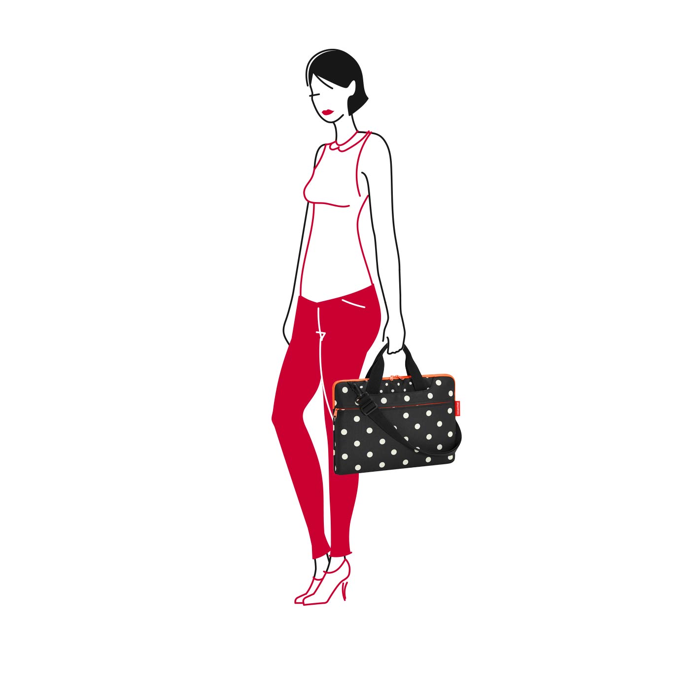 Reisenthel Business Netbookbag 15,6 Zoll mixed dots Reisenthel Business Netbookbag 15,6 Zoll mixed dots