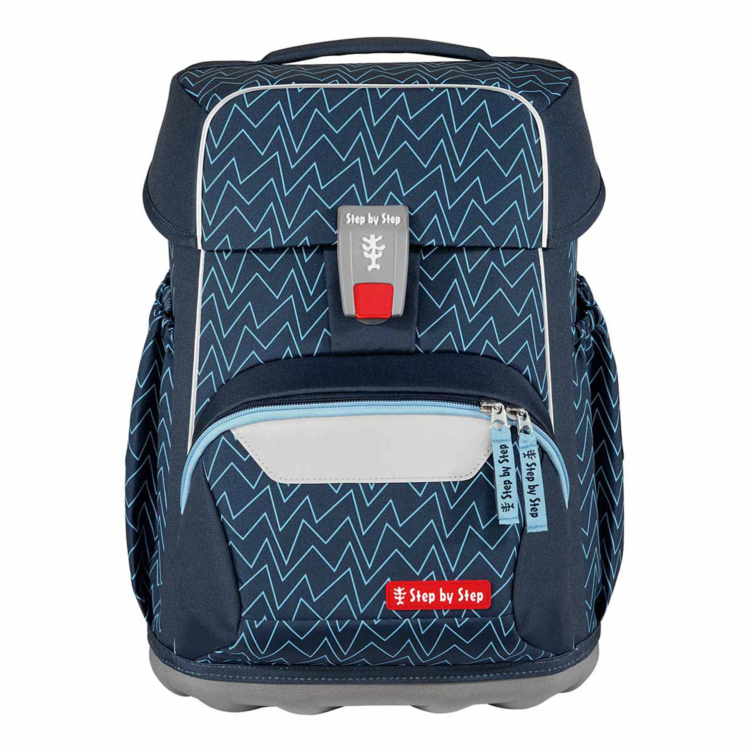 Step by Step BASIS Schulranzen 4-teiliges Set Blue Lines Step by Step BASIS Schulranzen 4-teiliges Set Blue Lines