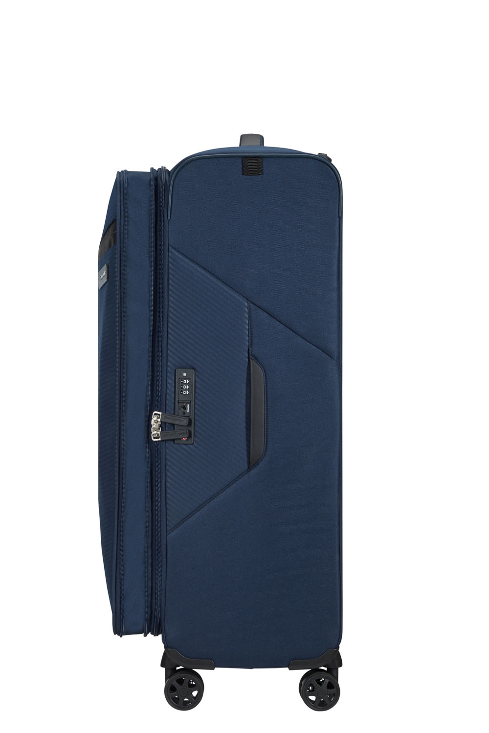 Samsonite Litebeam Trolley 77cm mit 4 Rollen erweiterbar Midnight Blue