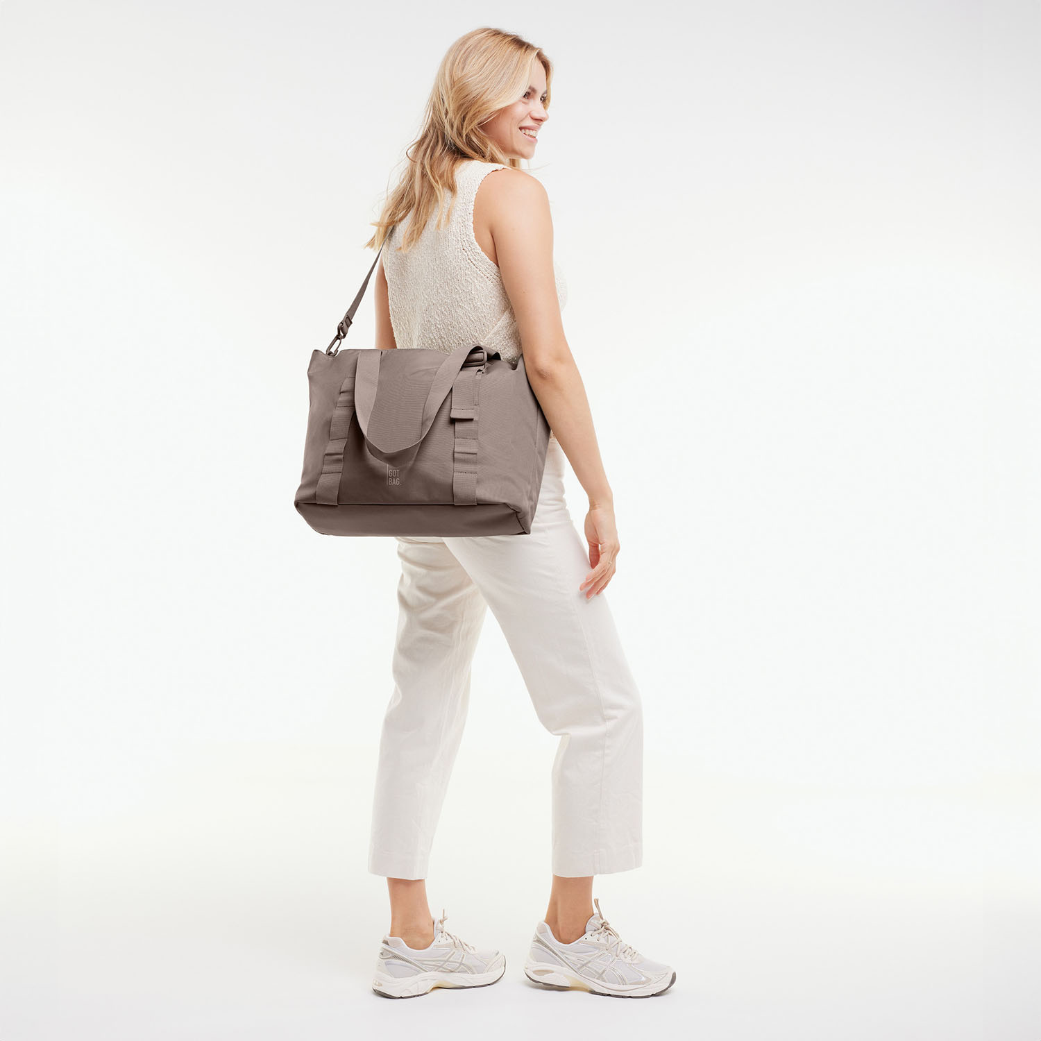 GOT BAG Shopper Tote Bag Medium oyster monochrome