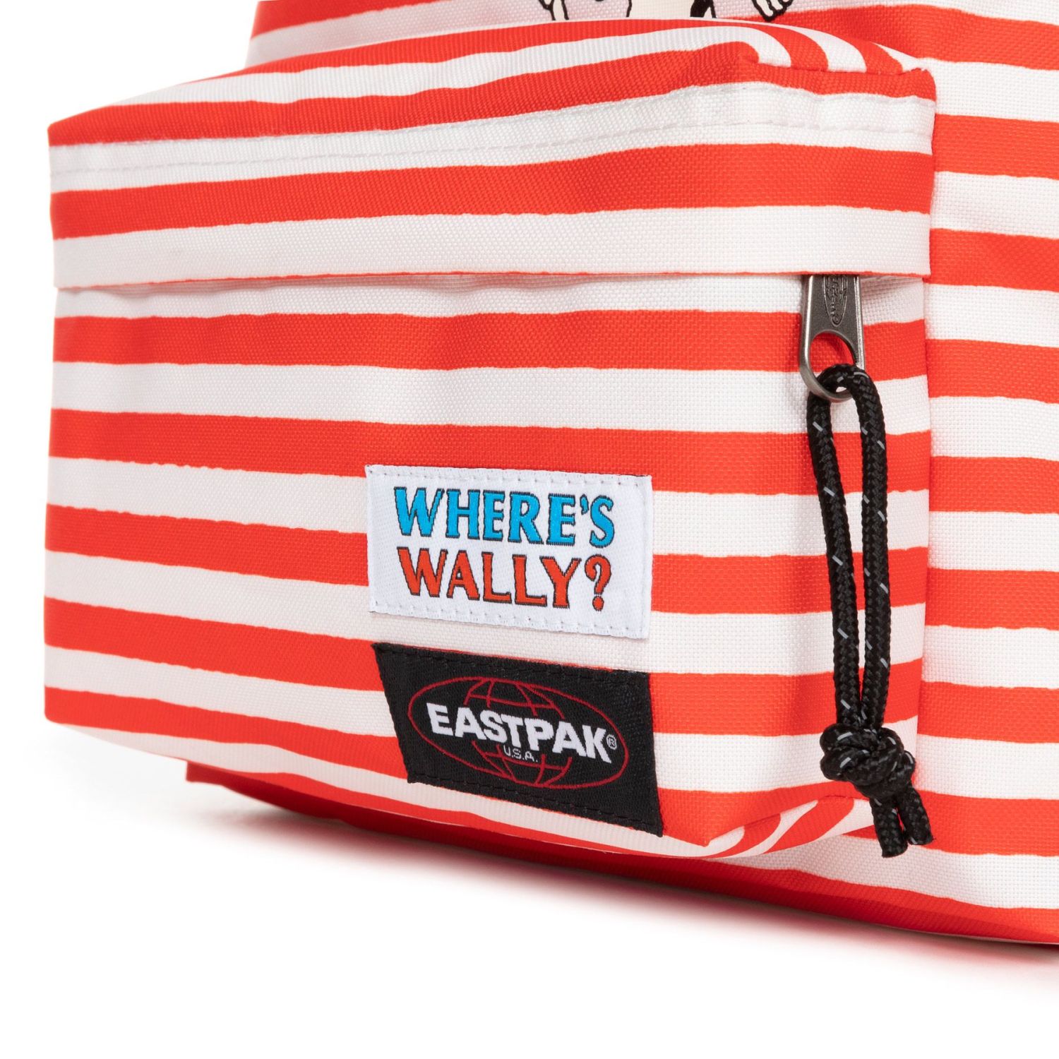Eastpak Orbit XS Large Mini Rucksack Where's Wally Silk Stripe Eastpak Orbit XS Large Mini Rucksack Where's Wally Silk Stripe