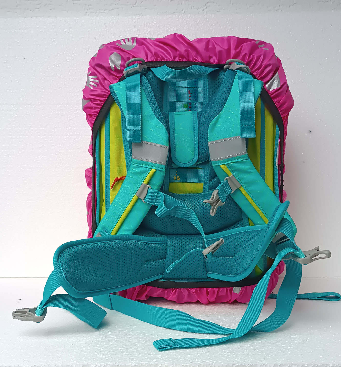 xanadoo Schulzubehör LED Schulranzen Cover neon Pink