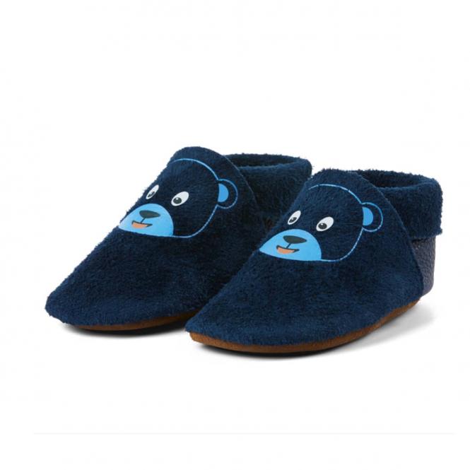 Affenzahn Krabbelschuhe Leder Bär 