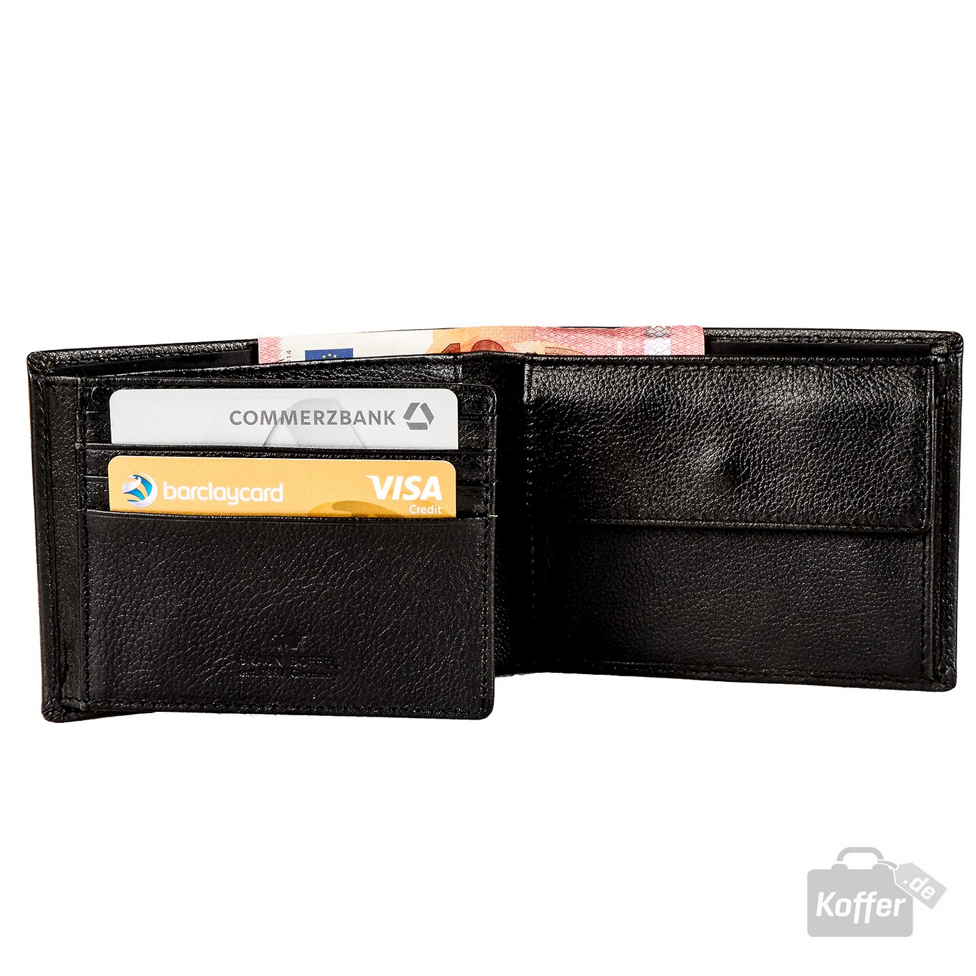 Braun Büffel Mountain RFID Trifold Geldbörse 8CS schwarz Braun Büffel Mountain RFID Trifold Geldbörse 8CS schwarz