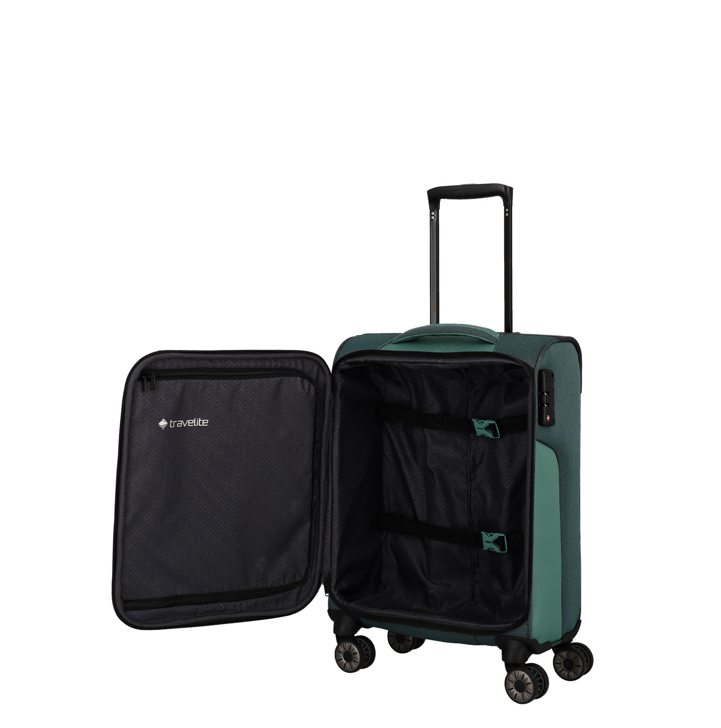 Travelite Viia Trolley S 4-Rollen Eukalyptus Travelite Viia Trolley S 4-Rollen Eukalyptus