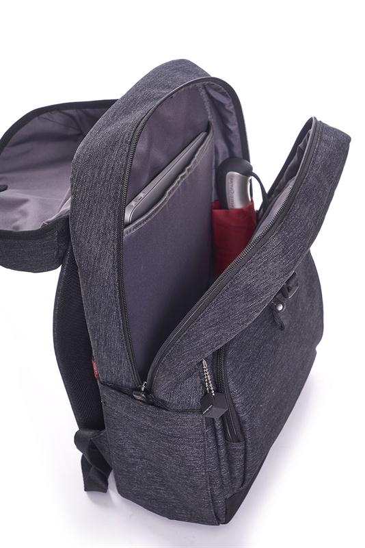 Hedgren Walker Premix Backpack with Flap 15" Asphalt